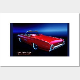 Thunderbird Sports Convertible Posters and Art